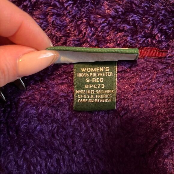 L. L. Bean Women's Full Zipper Teddy Mock Neck Jacket - Picture 7 of 7